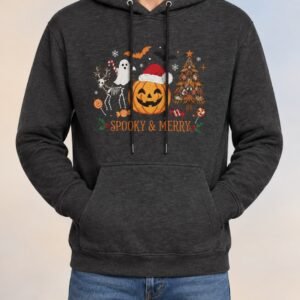 Spooky and merry graphic hoodie