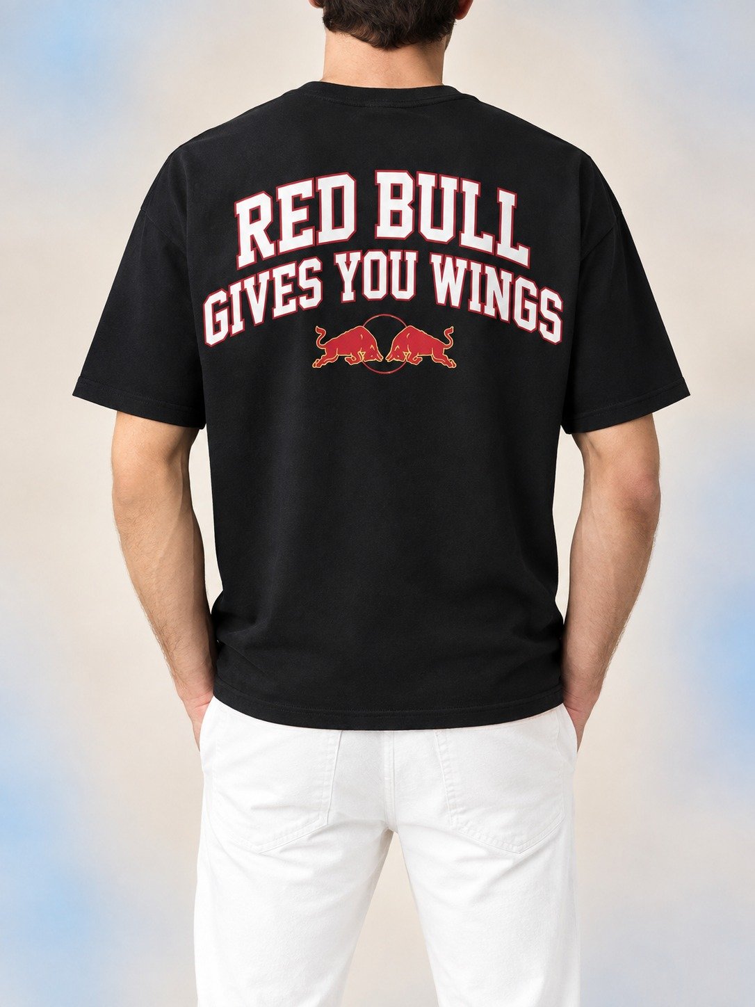 Drop Shoulder shirt with screen printing - Image 2