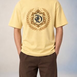 Drop Shoulder shirt with embroidery