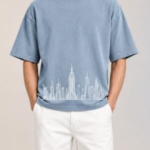 Oversized drop shoulder shirt in fleece
